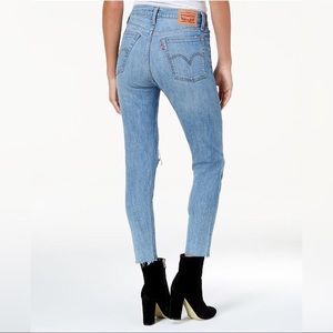 levi's wedgie skinny blue spice
